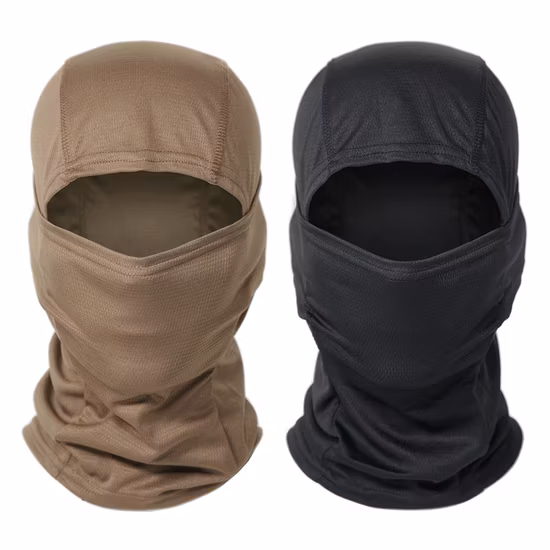 Cagoule de Camouflage sur mesure, bonnet de Ski intégral à 2 trous, chapeau pour l'hiver